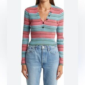 Derek Lam 10 Crosby Milan’s Crop Henley
